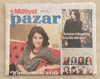 Milliyet PazarTurkish newspaper supplement 15 March 2015 / interview with Hazal Kaya