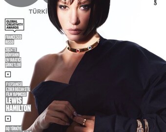 GQ Türkei Frühling 2024 Cover Serenay Sarıkaya / Kostenloser schneller Versand weltweit