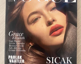 Vogue TR November 2018 Grace Elizabeth Gigi Hadid Zerrin Tekindor Lily Aldridge Cher, Cemre Ebüzziya, Bennu Gerede, Rebecca Leigh, Anok Yai