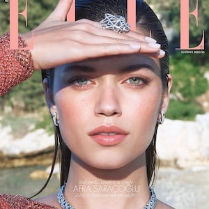 Elle Turkey June 2025 Jeweller's Book Supplement Afra Saraçoğlu + Together with Elle June 2025 issue with Birce Akalay / Fast Shipping