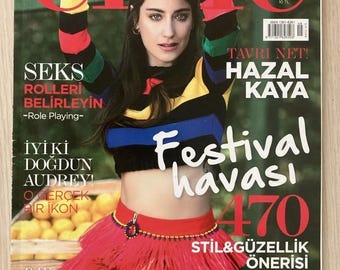 Elele Turkey May 2018 Hazal Kaya -  Kaan Yıldırım