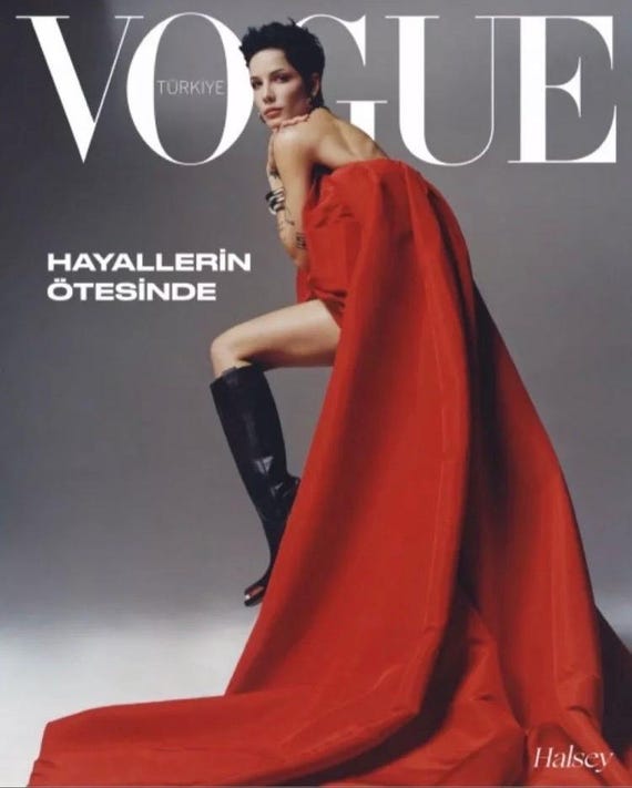 海外個人輸入 Ece & Esin 2022 April Turkey vogue Bıçak Ece