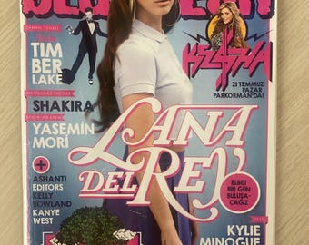 blue Jean Magazine Turkey July 2013 Lana del Rey - Kanye West - Ashanti Shakira