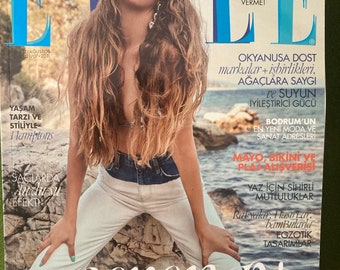 Elle Turchia Luglio / Agosto 2021 Serenay Sarıkaya / Spedizione veloce in tutto il mondo