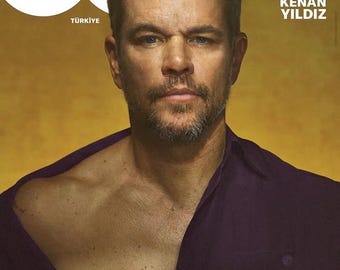 GQ Turkey June 2026 Matt Damon / Tracked Shipping Worldwide