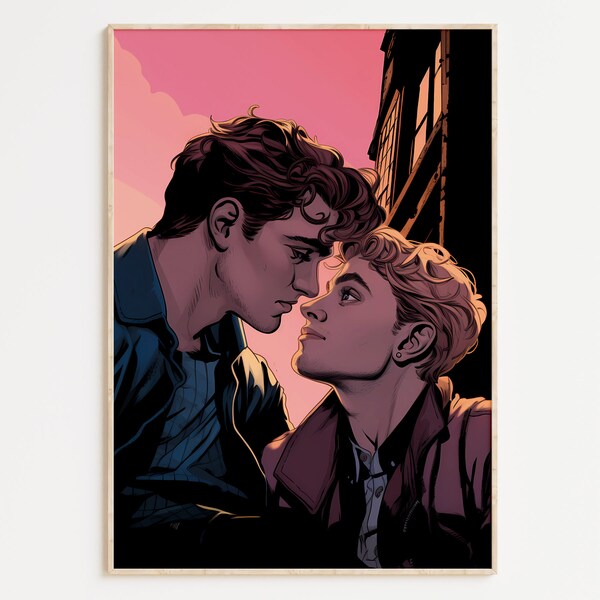 Gay Art Poster Etsy