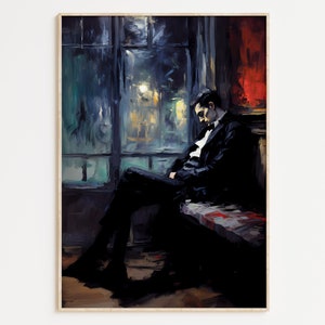 Gay Art, Gay Couple, Gay Print Poster, Home Decor Wall Art, Gay Painting, Gay Gifts, LGBTQ+ Wall Poster | Jack