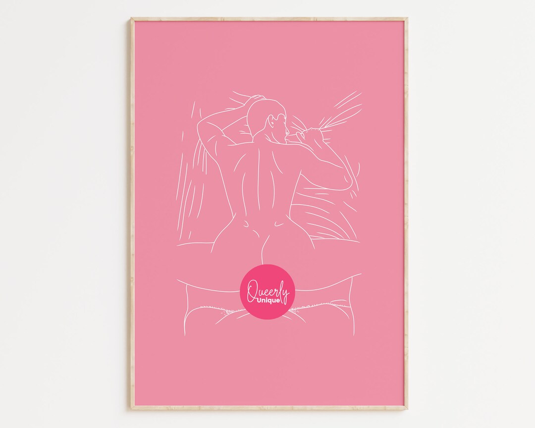 Gay Art, Gay Couple, Gay Print Poster, Home Decor Wall Art, Gay ...