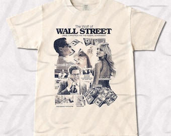 Maglietta The Wolf of Wall Street: maglietta del film Leonardo DiCaprio FD