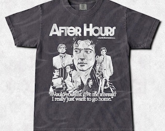 Vintage Martin Scorsese T-Shirt: After Hours 1985 Homage Tee