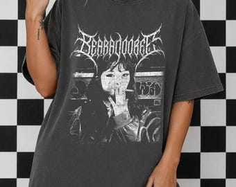 Beabadoobee ヴィンテージTシャツ：ユニセックス ヘビーコットンTシャツ FD