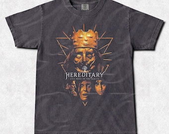 Erbliches Horrorfilm Vintage T-Shirt: Unisex aus schwerer Baumwolle T-Shirt