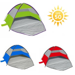 Beach Tent Summer UV Sun Shelter UPF50+ Outdoor Camping Fishing Festival Canopies