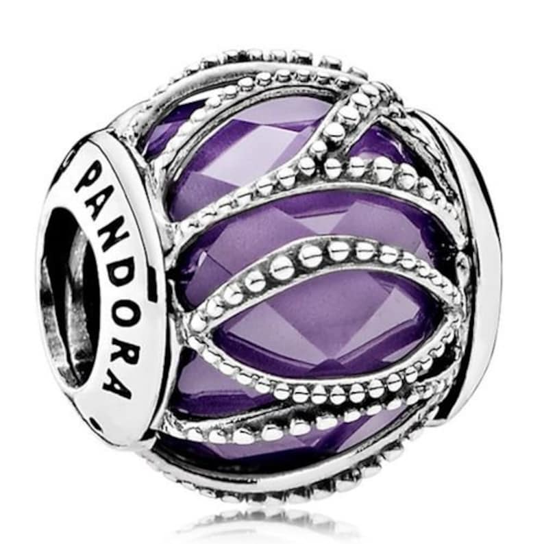 Pandora Purple Intertwining Radiance Charm Silver S925 ALE Etsy