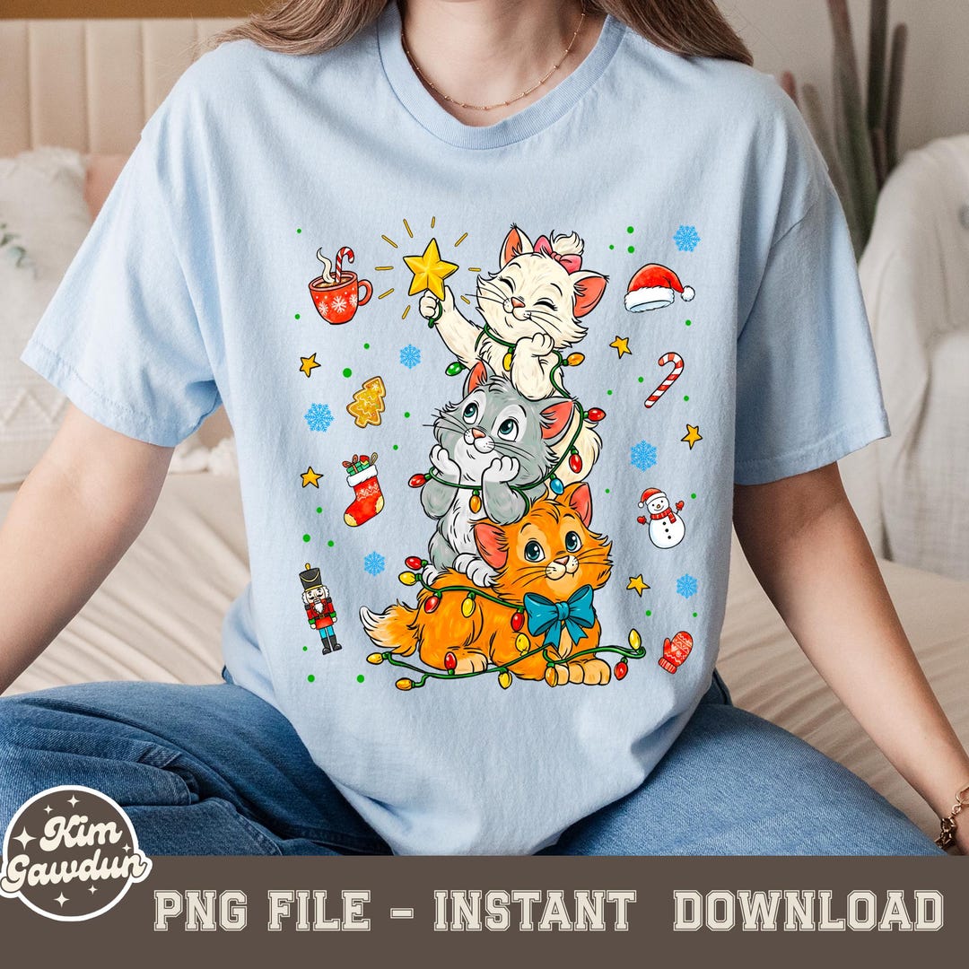 Christmas Tree Rnp Christmas Cats Tree Png, Cute Cartoon Cat Stack Png, Funny Xmas Kitten ...