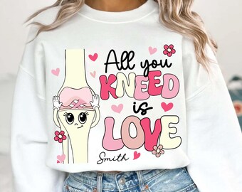 Nombre personalizado "Todo lo que necesitas es amor" (PNG), "Todo lo que necesitas es amor" (PNG), Enfermera ortopédica, Cirujano ortopédico, Png médico, Enfermería ortopédica de rodilla