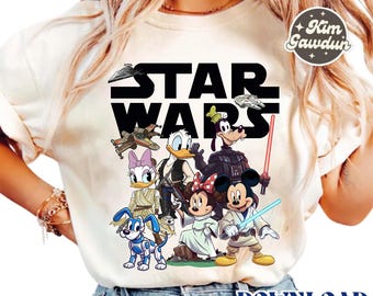 Retro Mouse & Friends Star War Png, May the 4th Be With You Png, Family Vacation Png, Cartoon All Character, Best Day Ever Png, Vacay Mode