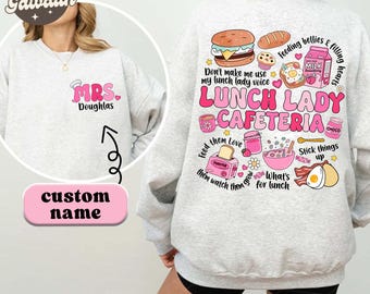 Custom Name Lunch Lady Feeding Kids Is A Work Of Heart Valentine Png, Valentines Day Lunch Staff Png, Lunch Crew, Valentine's Lunchroom Sign