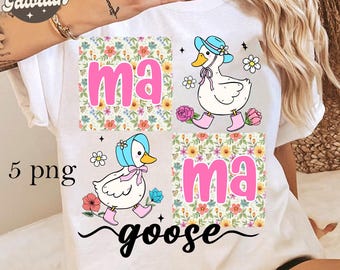 Mama Goose PNG, Mama png, Coquette Mama png, Mama Sublimation, Vintage mama png, Mama goose png, Mothers day png, Gift for Mother