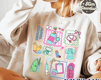 Coquette Respiratory Therapist PNG: Pulmonology Lungs Design (Digital Download)