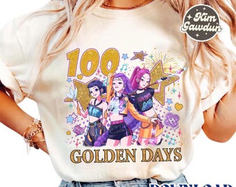 100 Goldene Tage K Pop Png, 100 Tage Schule png, K Pop Png, Dämonenjäger Png, 100 Tage, Got to be Golden