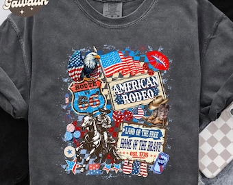 Western collage 4th of July png, Independence Day png, Patriotic png, Make America Cowboy Again PNG, Western Png, Fourth Of July Png