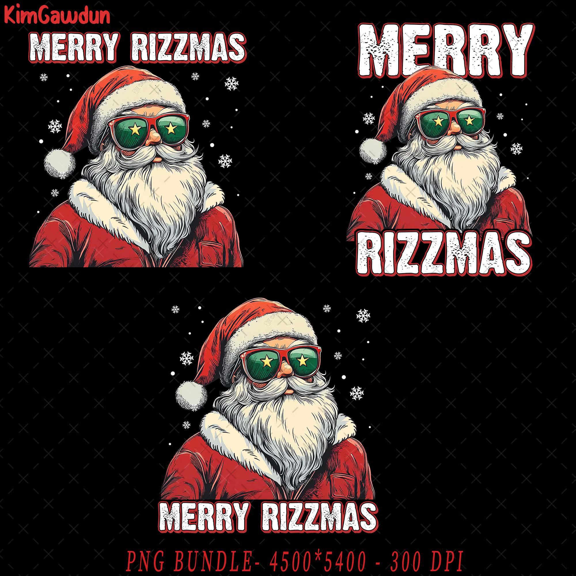 Merry Rizzmas Rizzler Merry Rizzmas PNG, Rizz the Season PNG, W Rizz Christmas Png, Rizzler ...