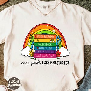 Più orgoglio meno pregiudizio png, LGBTQ+ Ally Pride Design, Rainbow Pride Month Digital Art, LGBTQ Gift, Lesbian Pride png, Pride Parade