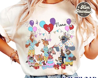 Nom personnalisé fichier Disneyland sur le thème du personnage de Zootopia 2, Zootropolis Judy Hopps Nick Wilde Png, fichier de famille voyage Disneyland, Magic Kingdom