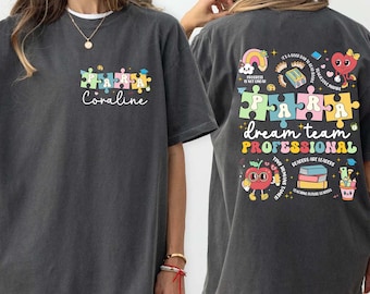 Personalized Para png, Parapro png, Custom Kindergarten Teacher png, Paraprofessional png, Paraeducator png, Para Teacher Aide png