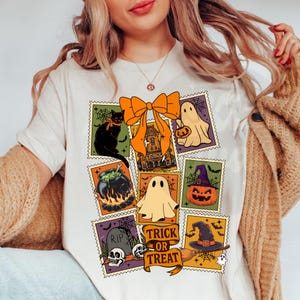Retro Halloween Cat Ghost Png, Girly Halloween Png, Fall Png, Halloween Png, Spooky Season Png, Pumpkin Halloween, Spooky Mama png