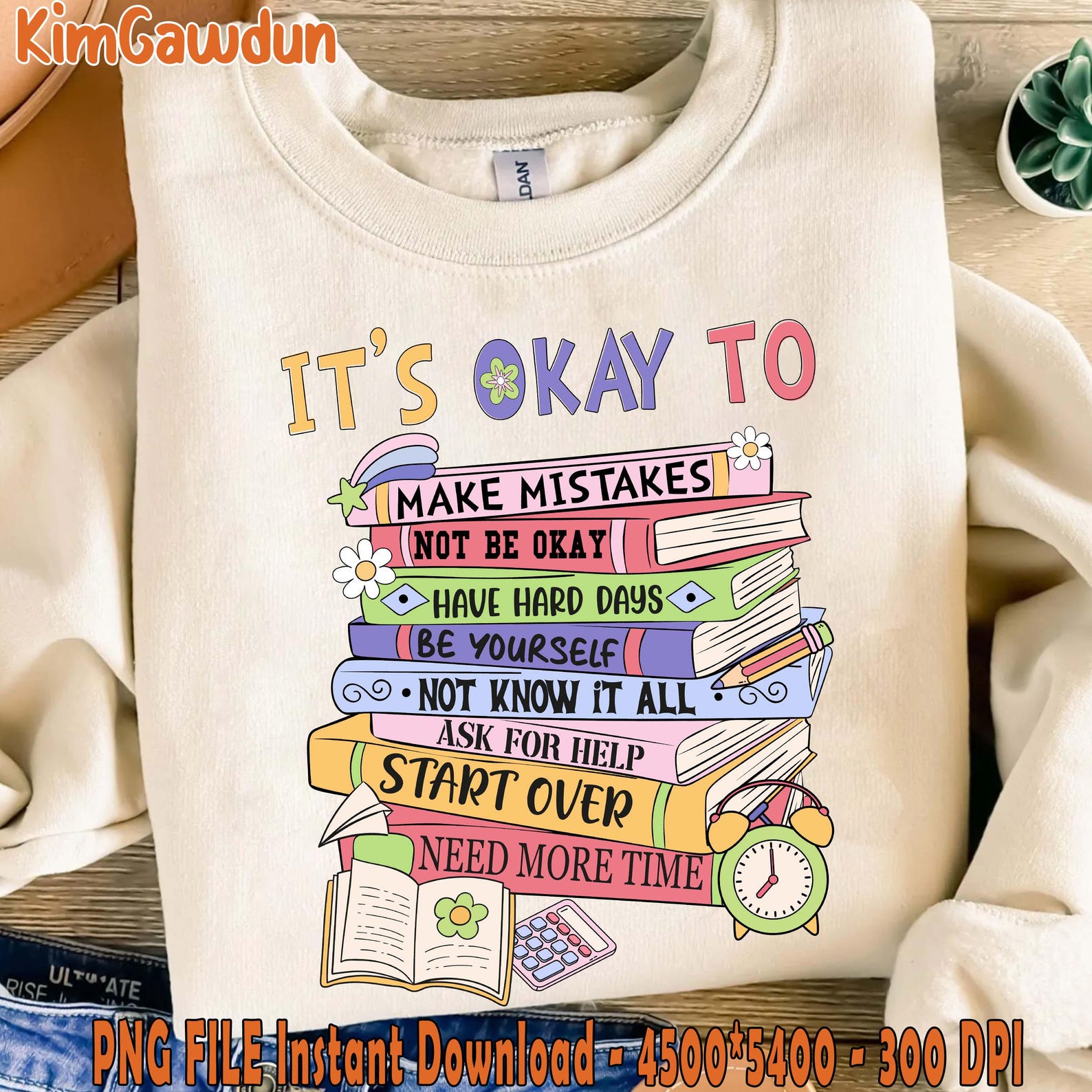 It's Okay to Make Mistake Be Yourself Png, Mental Health Png Design ...