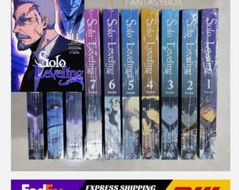 Solo Leveling Comic Book Manga Set Volume 1-13 English Version by Chugong - Fast DHL Express