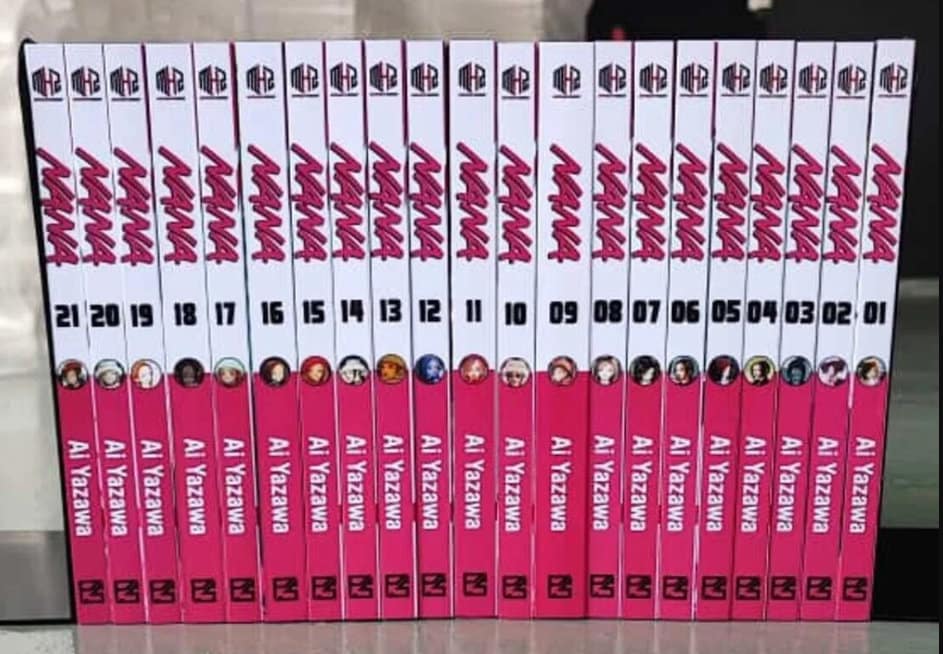 Anime Comic NANA Volume 1 - 21 Complete Full Set Manga by Ai