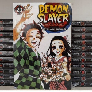 Demon Slayer Kimetsu No Yaiba Manga Volume 1-23 EINDE Engelse strip Gratis expresverzending