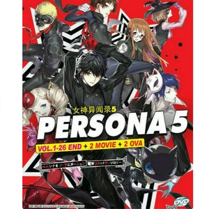 Nieuwe set Dvd Anime Persona 5 The Animation Vol.1-26 End + 2 Movie + 2 OVA Engelse Audio Dubbed Box Set DHL Express Shipping
