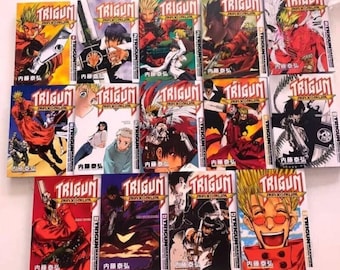 Trigun Maximum Manga Vol.1-14 Complete Set END by Ysuhiro Nightow