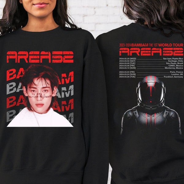 BamBam 2023-2024 'Area 52' World Tour Shirt, Bambam The 1st World Tour Shirt, Bambam Kpop Shirt, Got7 Shirt, Gift For Fan, Kpop Merch