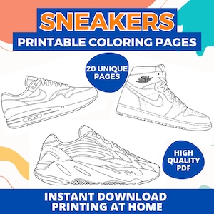Nike Shoe Drawing Etsy