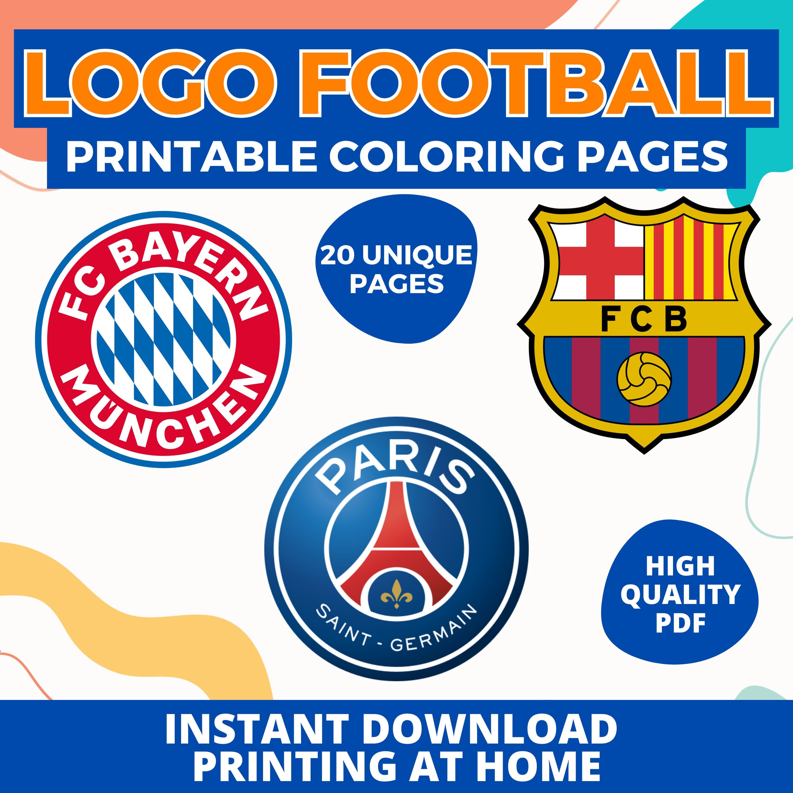 Club León FC logo coloring page printable game