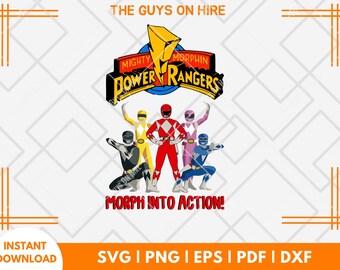 Mighty Morphin Power Rangers svg Power Rangers  Skinny Tumbler  | Rangers Cartoon PNG Instant Download