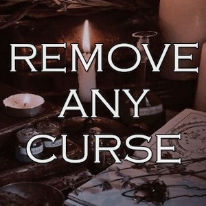 REMOVE ANY CURSE - Have you been cursed with bad luck, Jealous work colleagues - Photo proof  -  Plus complimentary Three card Tarot Reading