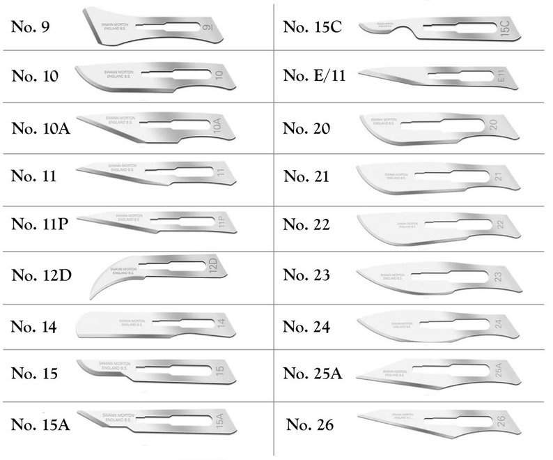 Swann Morton Non Sterile Craft Attachments No.10, 11, 15, 22 and More Choose Type image 2