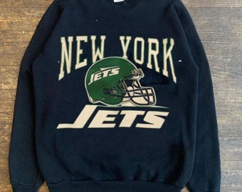 Vintage New York Jets Jersey Helmet old Logo Shirt NFL 90s Football Joe  Namath