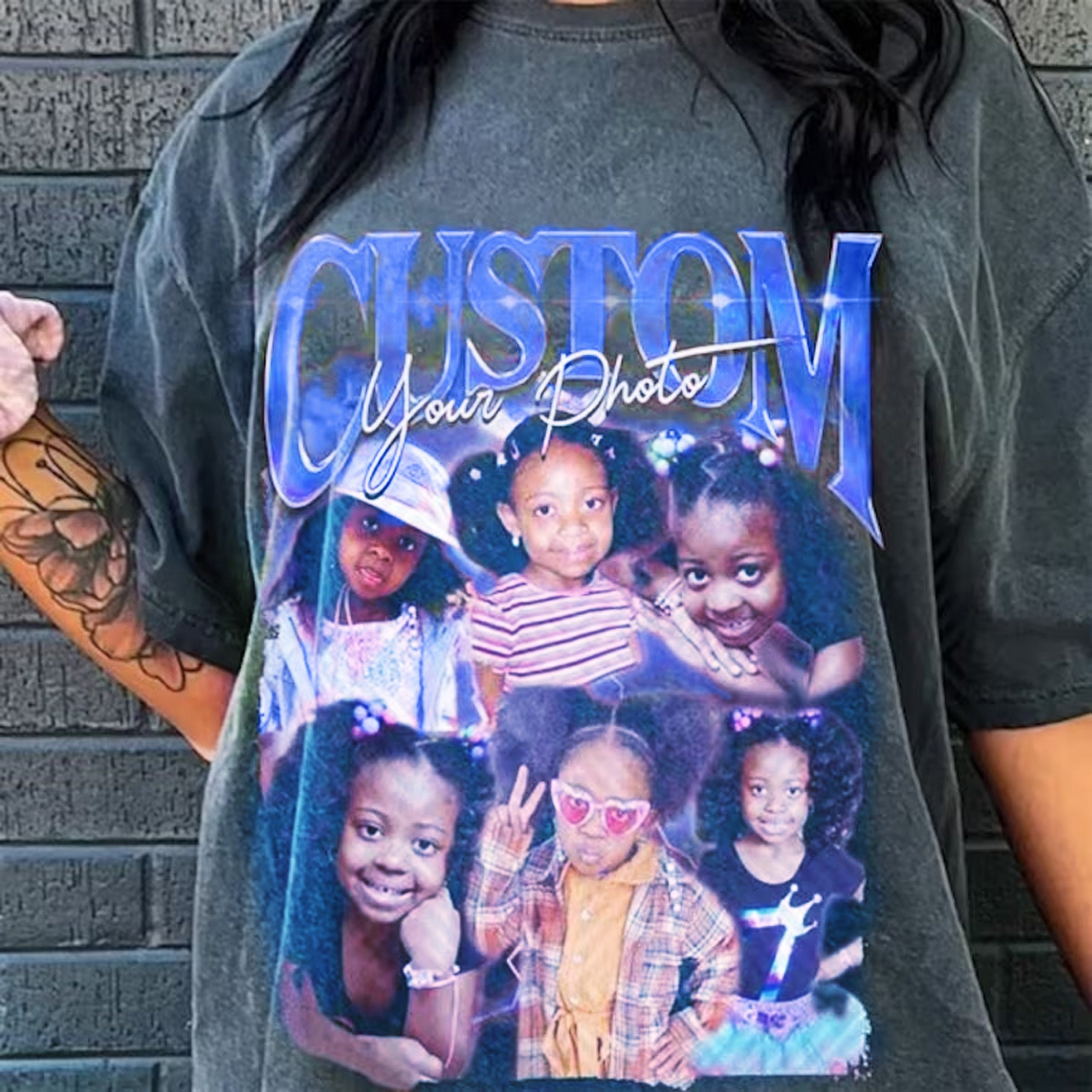 Custom Bootleg Rap Tee, Custom Photo Vintage 90s Shirts, Custom Rap Shirt, Custom Bootleg Shirt