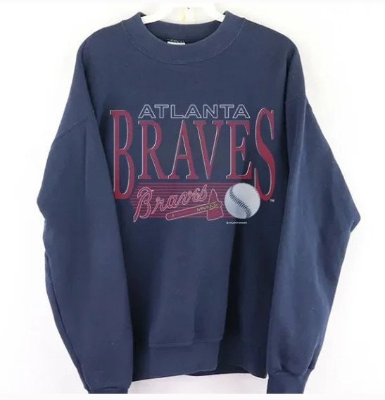 Buy Vintage 90s MLB Atlanta Sweatshirt Retro Braves Baseball Online in  India 