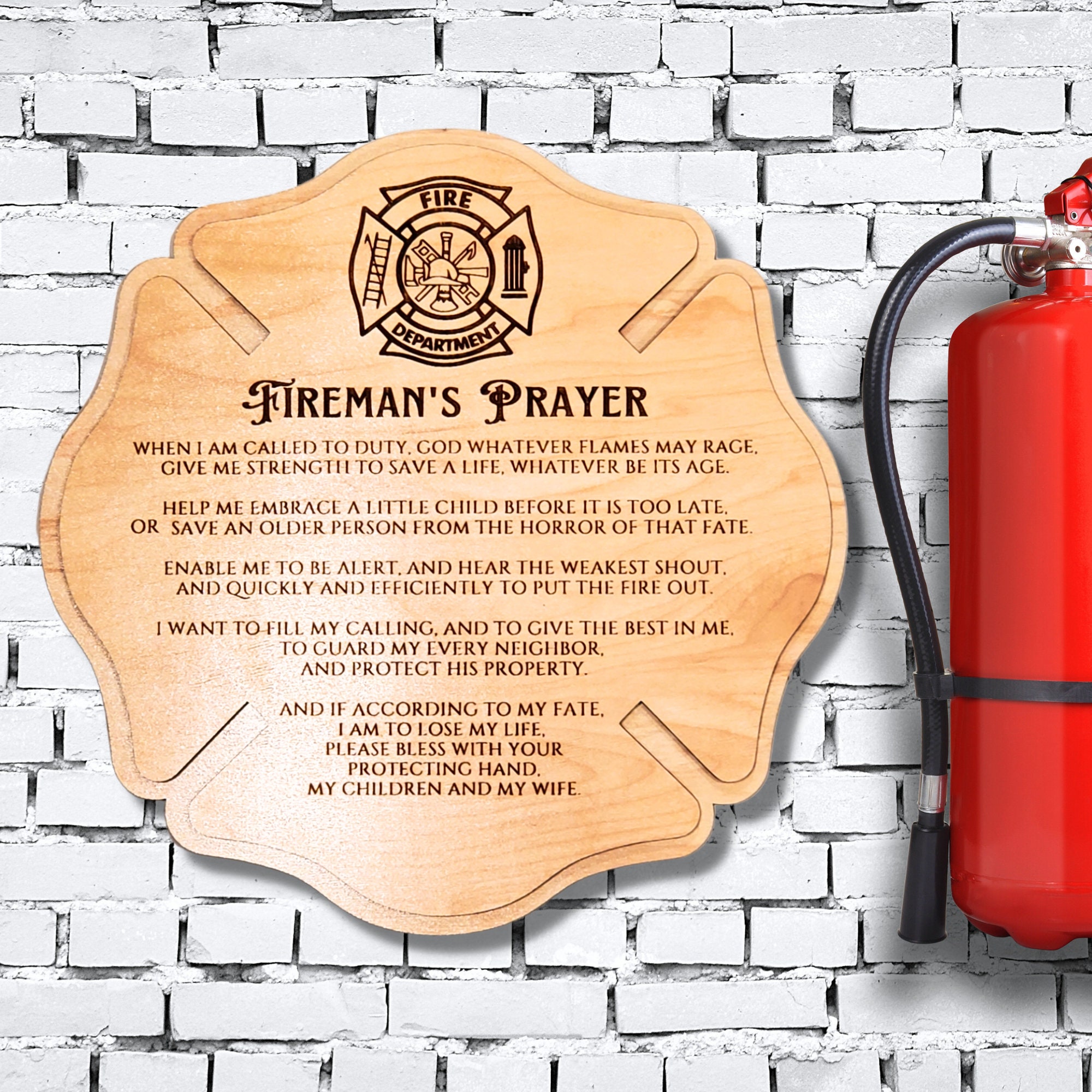 Firefighters Prayer Poem Words