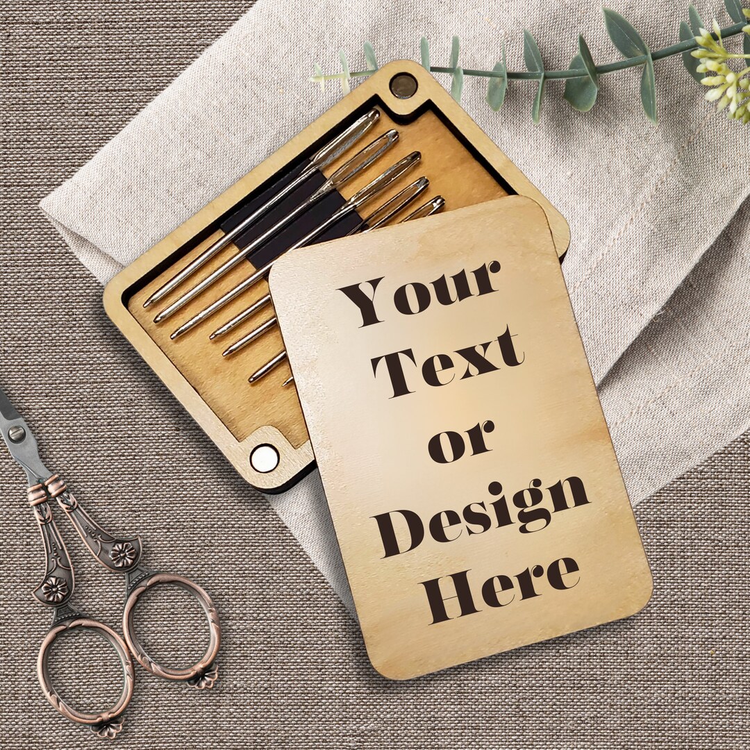 Personalized Needle Minder Storage Case Cross Stitch Needle Holder Embroidery Needle Box Custom