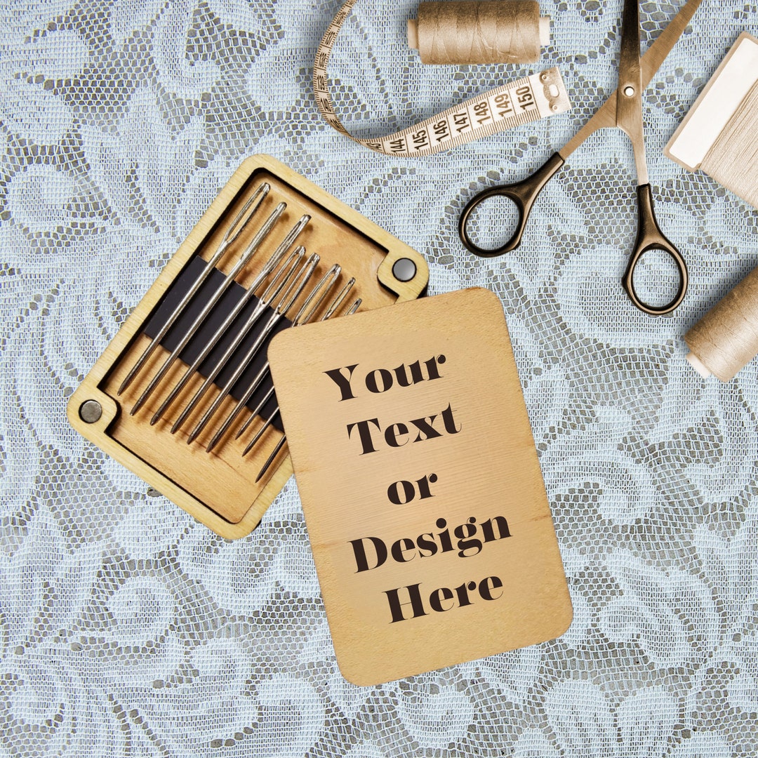 Personalized Needle Minder Storage Case Cross Stitch Needle Holder Embroidery Needle Box Custom