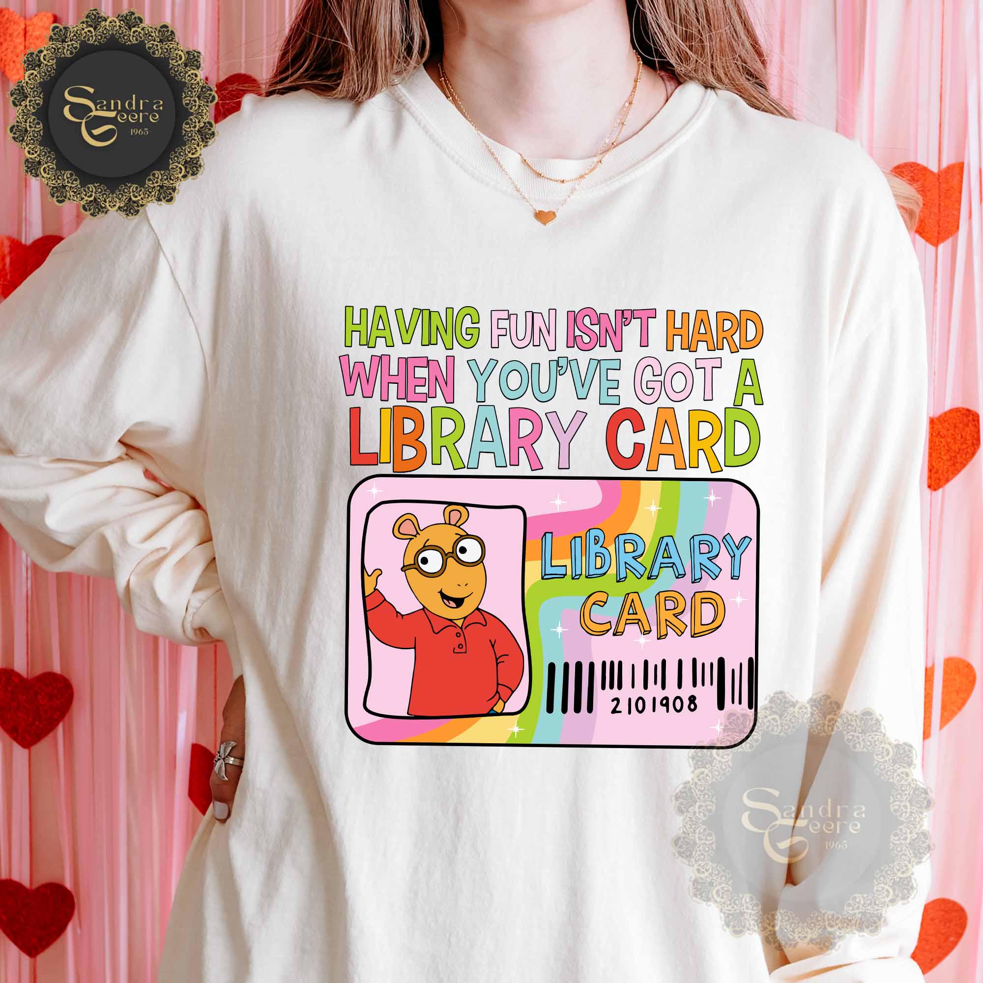 Fun Library Card T-Shirt Fun Library Card T-Shirt